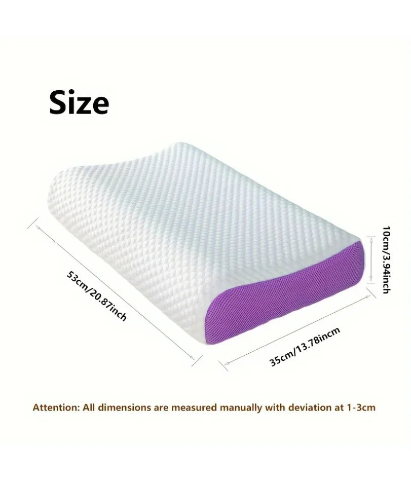 Pectin Pillow Breathable Air Layer TPE Pillow Washable with Water, Zero Pressure Cervical Neck Pillow Latex Adult Single Pillow